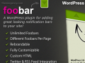 Foobar - add a highly customizable bar to the top of your blog or website